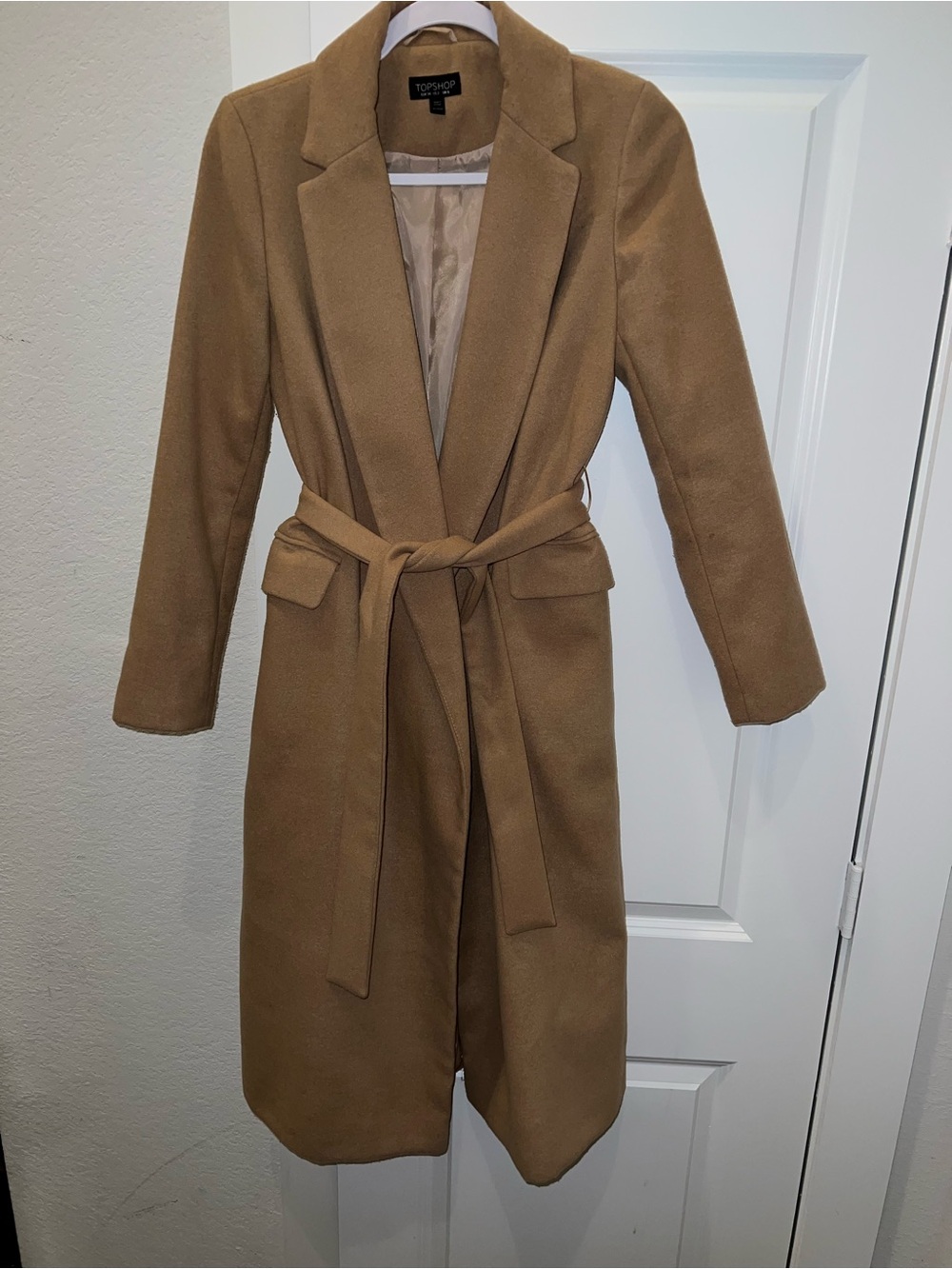 Camel Belted Coat